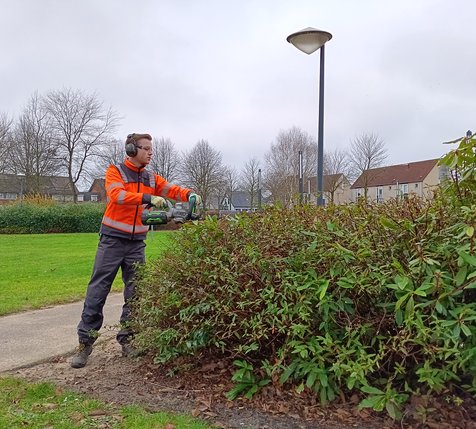  Medewerker groen aan het werk 