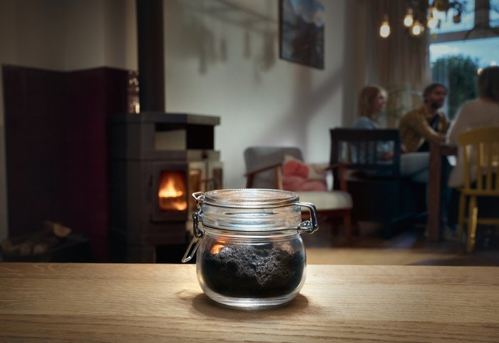 Weckpotje met fijnstof