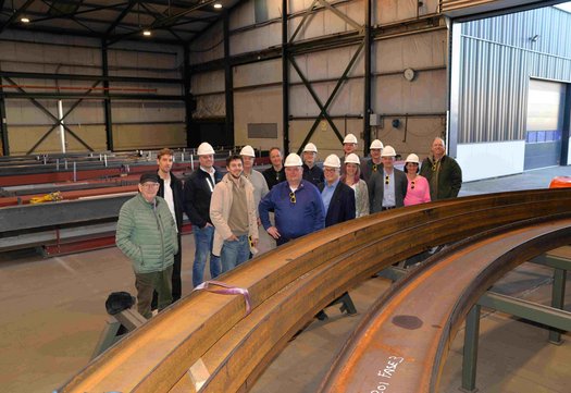 Bezoek aan Jac Reijns Staalconstructie in Alphen