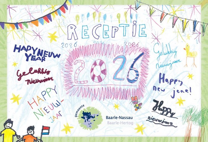 uitnodigingskaart door basisschool Bernardus