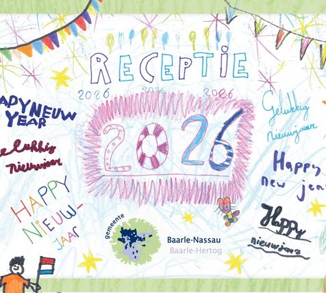 uitnodigingskaart door basisschool Bernardus